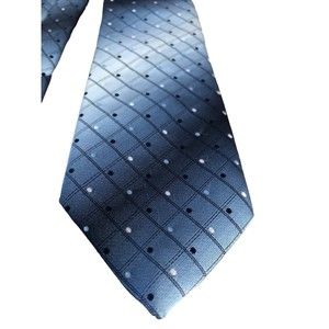 Emilio Ferrara Blue  Tie 100% Polyester Made In Italy
